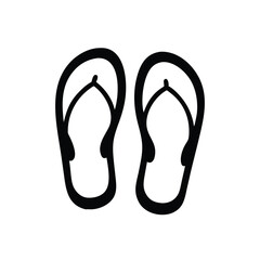 Flip flops silhouette
