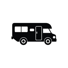 RV van silhouette

