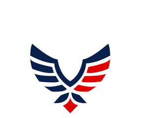 vector illustration of an eagle