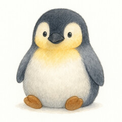 Fototapeta premium ペンギンのふわふわぬいぐるみ