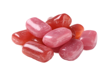 [Transparent Background PNG]Pile of Pink and Red Hard Candies
