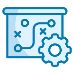 Strategic Roadmap Icon