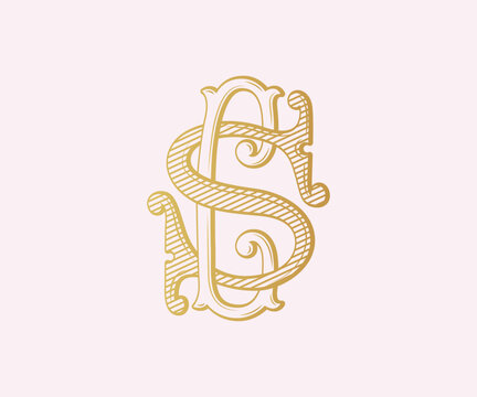 CS, SC, logo CS, Letter CS,  Monogram CS, Wedding Monogram, Wedding Logo, Logo Design , Monogram Vintage