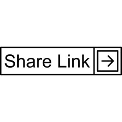 Obraz premium Share Link Vector Icon
