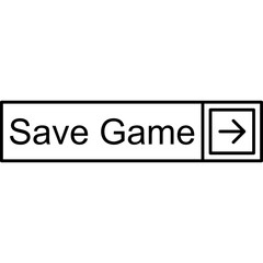 Obraz premium Save Game Vector Icon