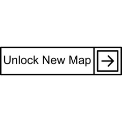 Unlock New Map Vector Icon