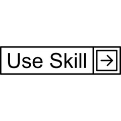 Obraz premium Use Skill Vector Icon