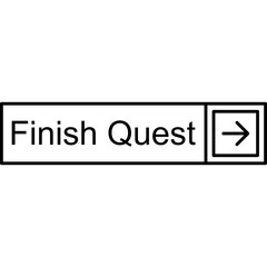 Finish Quest Vector Icon