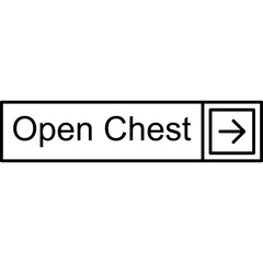 Open Chest Vector Icon