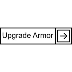 Fototapeta premium Upgrade Armor Vector Icon