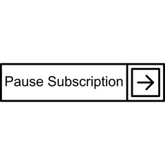 Fototapeta premium Pause Subscription Vector Icon