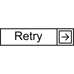 Fototapeta premium Retry Vector Icon