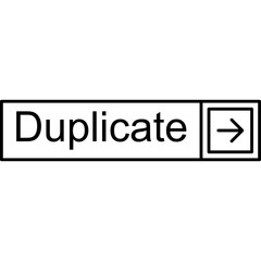 Duplicate Vector Icon