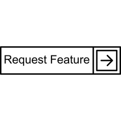 Fototapeta premium Request Feature Vector Icon