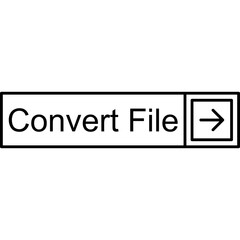 Obraz premium Convert File Vector Icon