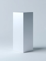 Naklejka premium Blank White Packaging Mockup Template for Creative Product Presentation