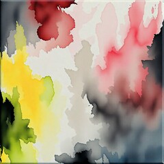 abstract watercolor background with clouds