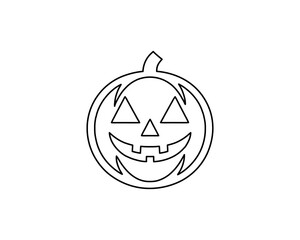 halloween pumpkin head