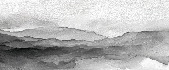 Watercolor background, art abstract surface grey watercolor painting textured design on white paper background, banner, backdrop, template, poster, wallpaper. High quality