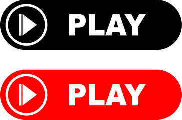 play and watch now icon vector design template for any design