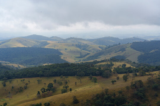 
beautiful mountain landscape with lots of trees and stunning views