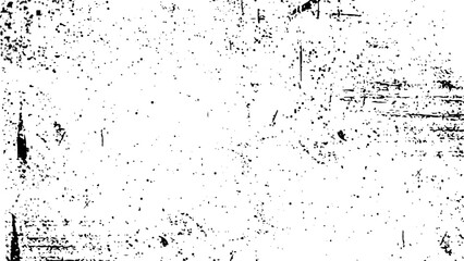 Grain noise particles. Rusted white effect. Grunge design elements. Grunge background black and white. Cracks, chips, scratches, dust texture.