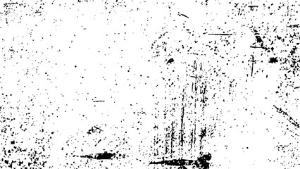 Grain noise particles. Rusted white effect. Grunge design elements. Grunge background black and white. Cracks, chips, scratches, dust texture.