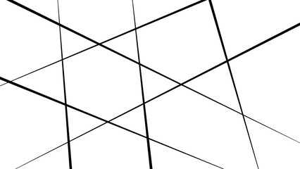 Abstract white background with random black lines, abstract Colors move by location and produce smooth color transitions.