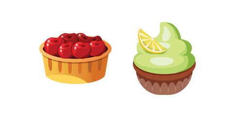 Delicious Dessert Cake Set