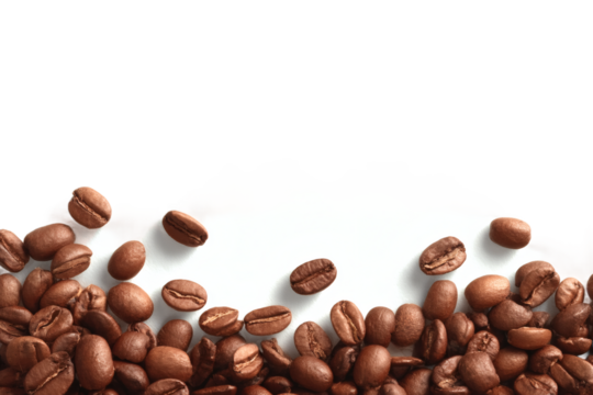 [Transparent Background PNG]Roasted Coffee Beans Close Up