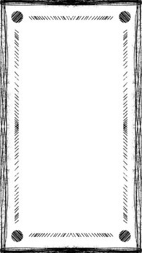 black border with white background 4k vertical video animation