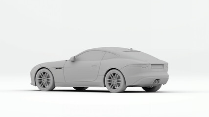 car isolated on white background