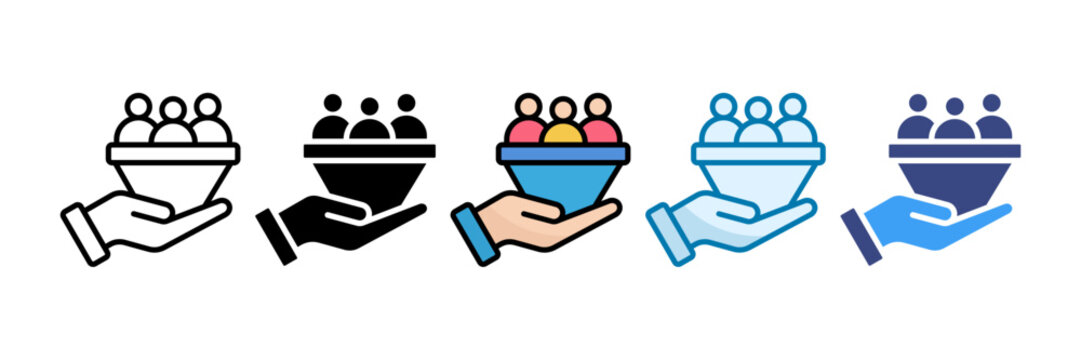 Lead Generation Icon Set Multiple Style Collection