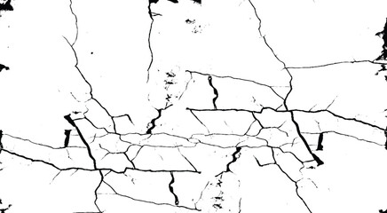 Cracked texture with black and white colors. stock photo