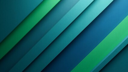 Fototapeta premium Abstract diagonal stripes teal green background