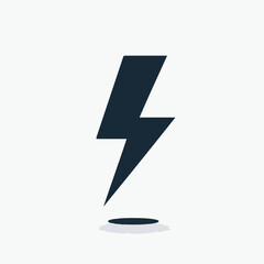 lightning icon vector illustration