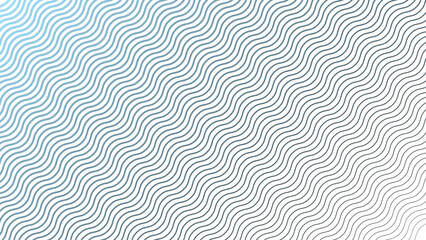 Fototapeta premium Blue Stripes Wave Line Abstract Background