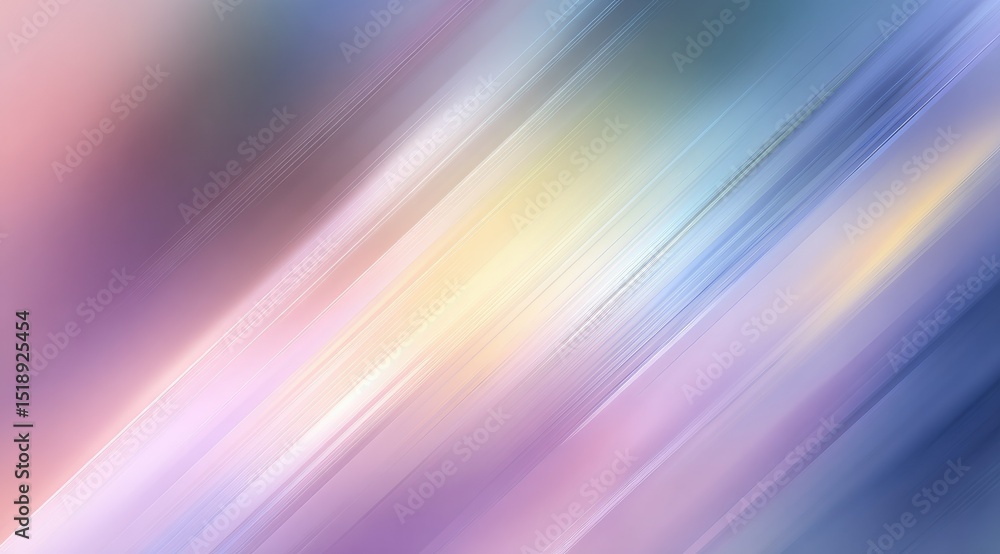 Aufkleber abstract image with diagonally oriented streaks of pastel colors, creating a motion blur effect. the