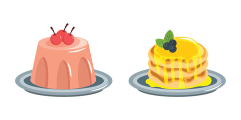 Delicious Dessert Cake Set