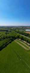 Hallerbos, Halle, Vlaams Brabant, Belgium, 27th of April, 2025, This stunning aerial view...