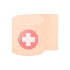 Obraz premium Medical bandage. Sterile bandage.