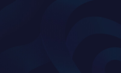 Abstract blue digital wave background with soft flowing lines and circular patterns