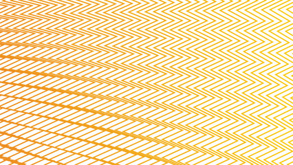 Yellow Orange Zig Zag Stripes Line Pattern Abstract Background