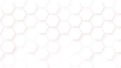 Black honeycomb on a white background Isometric geometry. Seamless pattern of the hexagonal netting