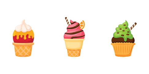 Delicious Dessert Cake Set