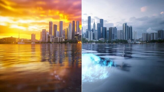 Digital Internet innovation to warn of high tide levels.