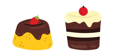 Delicious Dessert Cake Set