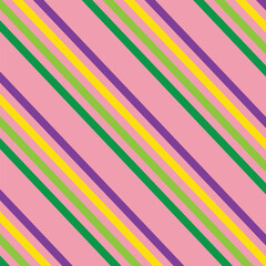  abstract purple, yellow, nion and green colour diagonal line pattern with pink background