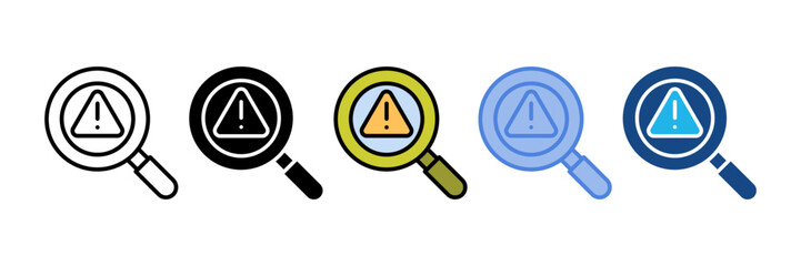 Investigation Icon Element For Design