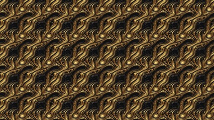 Liquid gold and black marble swirl, elegant and fluid.